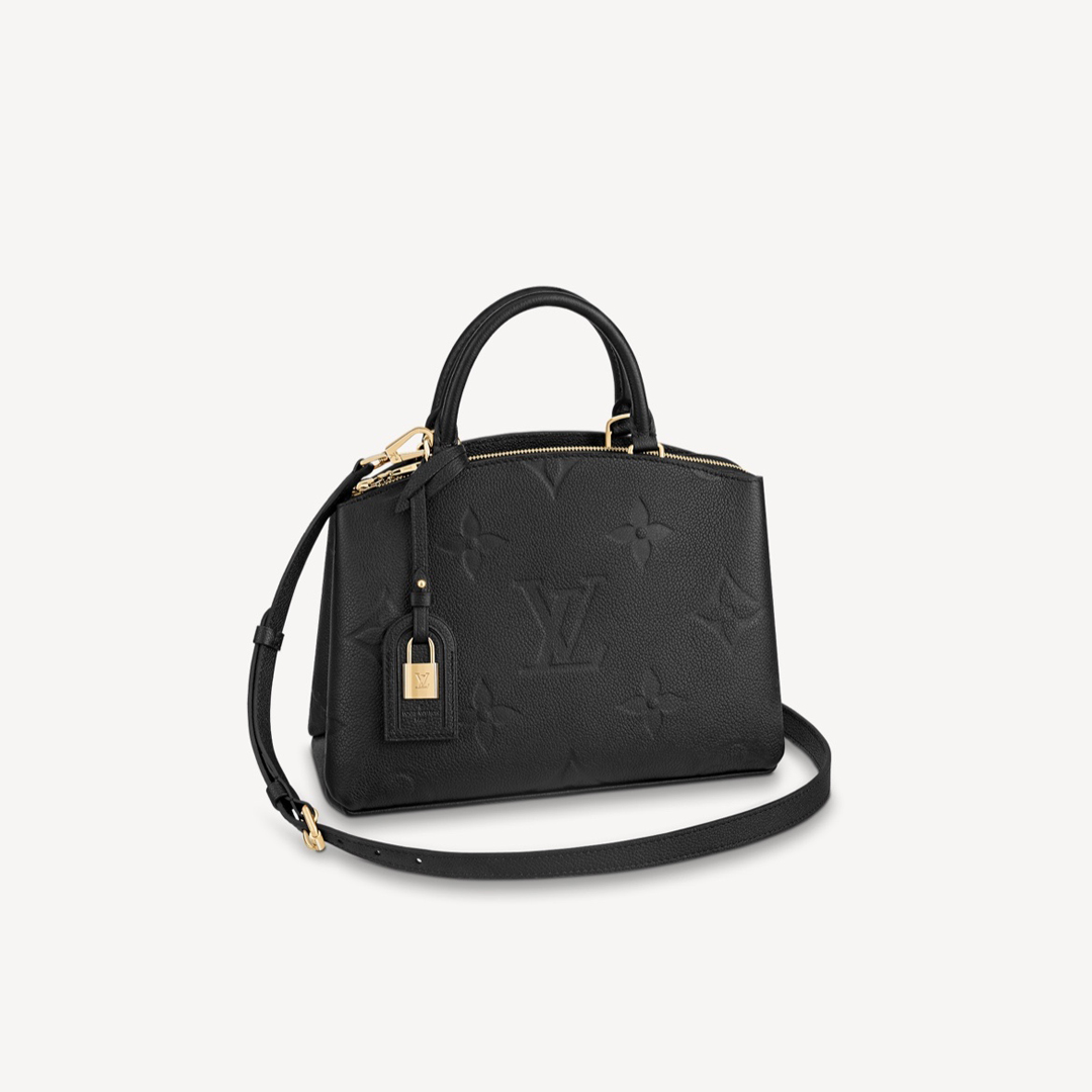 Louis Vuitton PETIT PALAIS Tote Bag Monogram Empreinte M58916 Noir